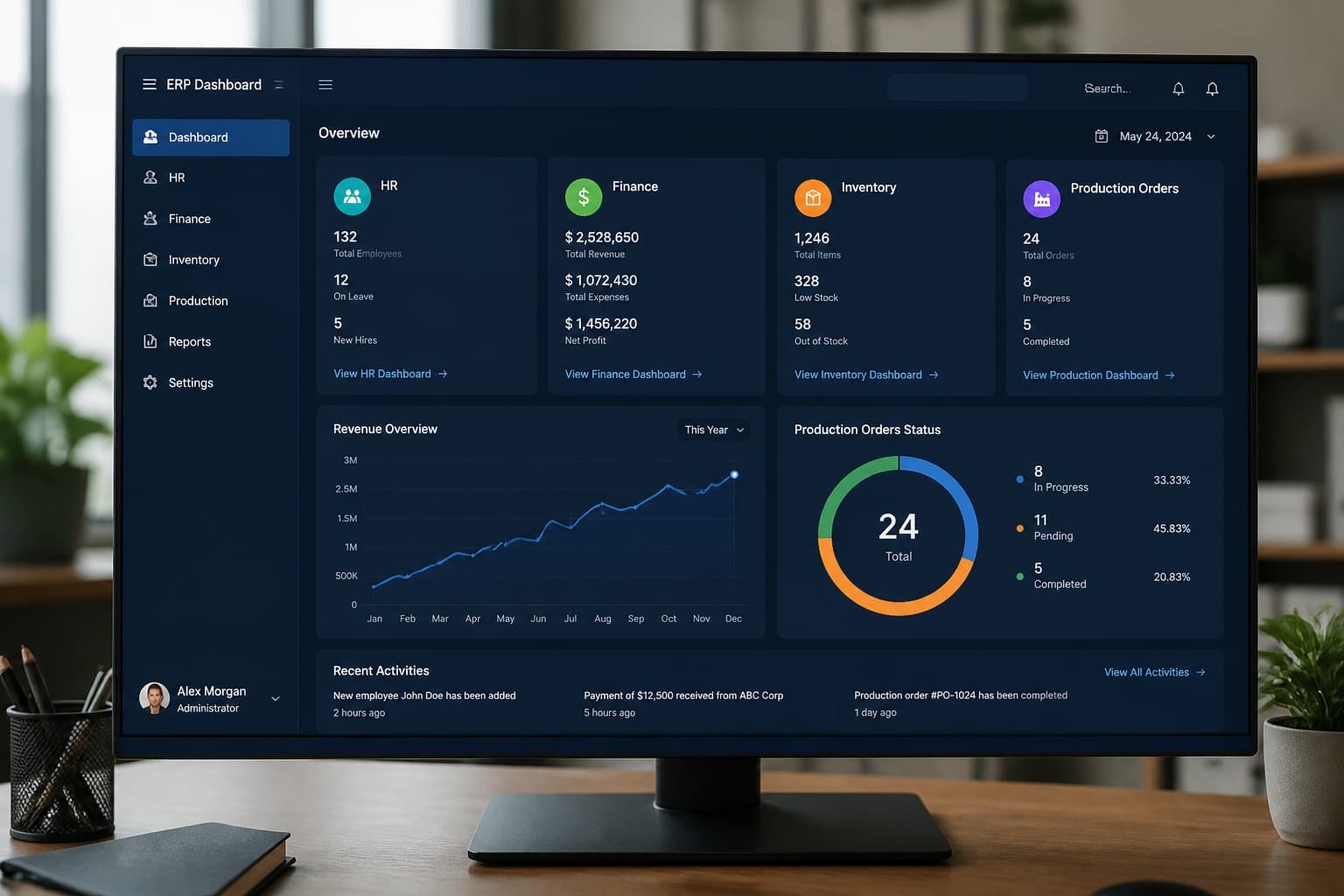 ERP Systems — Custom ERP solutions that replace fragmented tools with a single system built ar