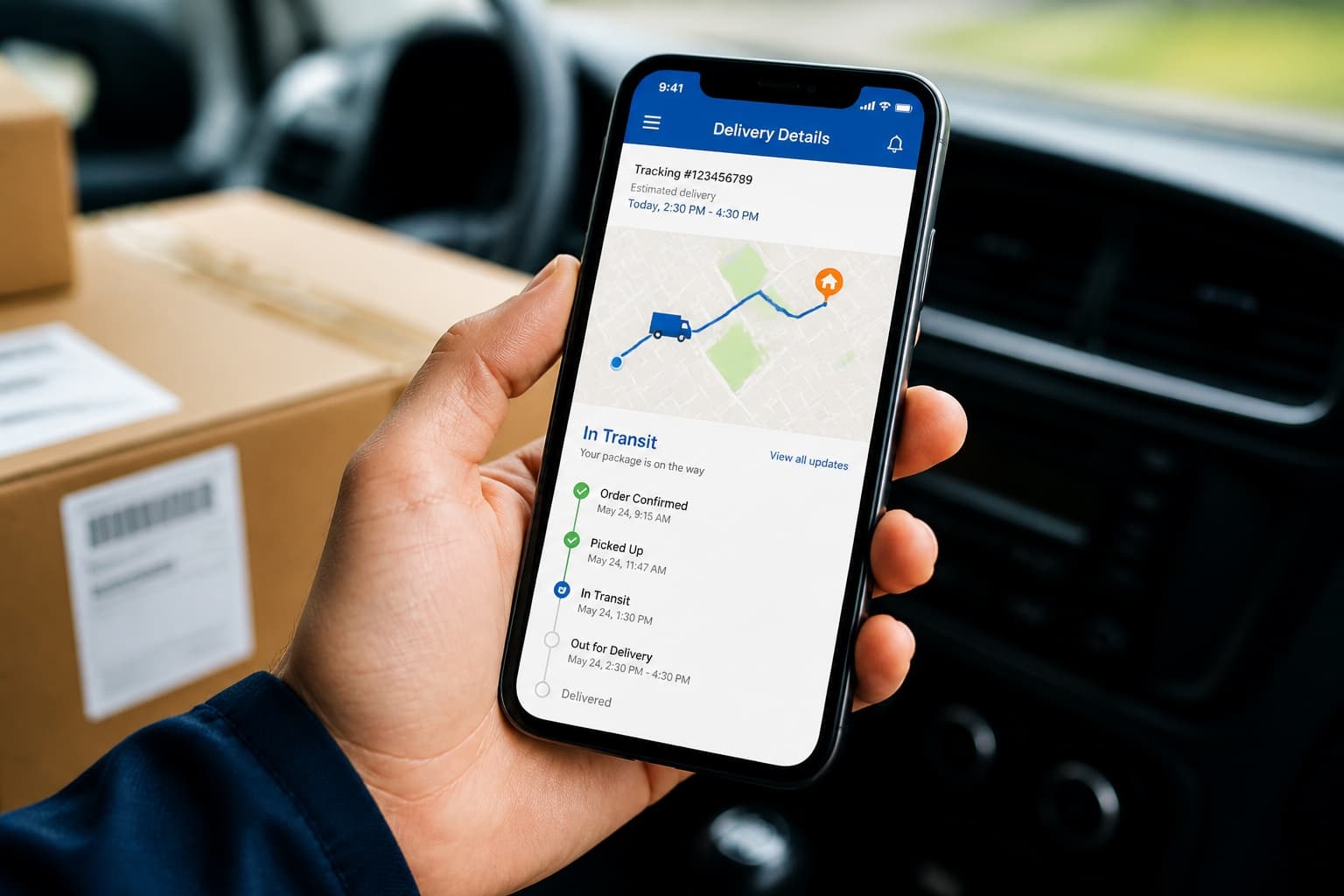 Trackr Logistics — Mobile · Logistics